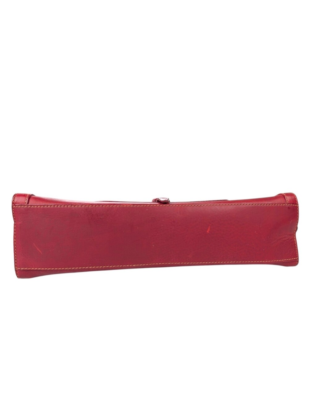Dooney & Bourke Red Leather Purse Satchel Shoulder Bag Vintage Italy Italian Y2K - Picture 7 of 10
